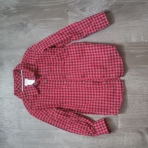 Boys Christmas Plaid Shirt